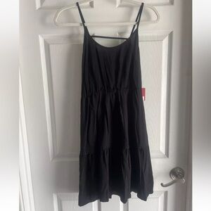 NWT Small Mossimo Black Tank Dress Light Sundress Shift Layer